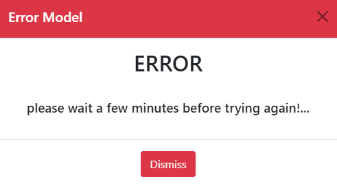 bootstrap error model