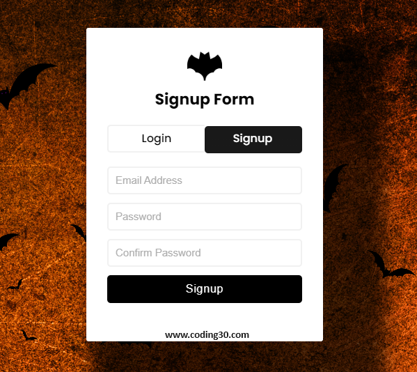 login validation preview